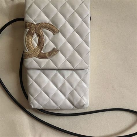 chanel cambon python bag.